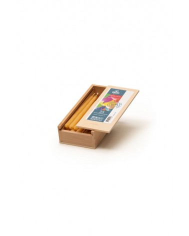 T20 taartkaarsjes in een houten kistje 25 stuks