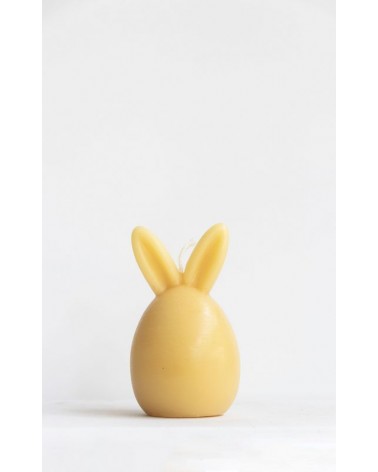 10,5 x 6 cm. Bijenwaskaars EI- kaars Haas 6 stuks