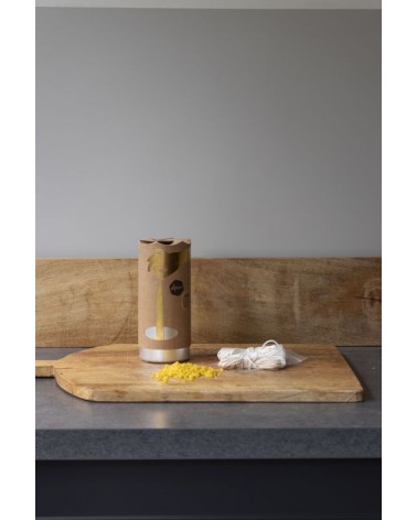 ZDK Dompelpakket met bijenwaskorrels en lont in dompelblik