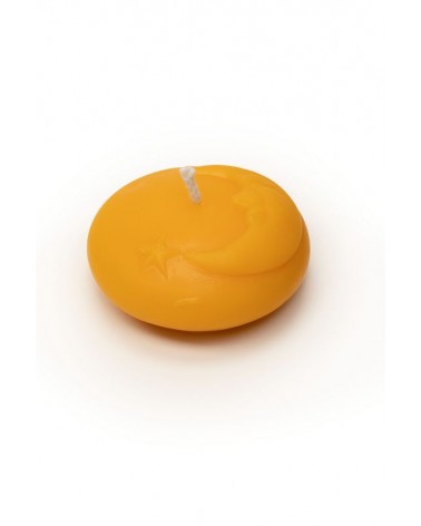 MK kaarsje in de vorm van een halve maan ø  7 x 3 cm.